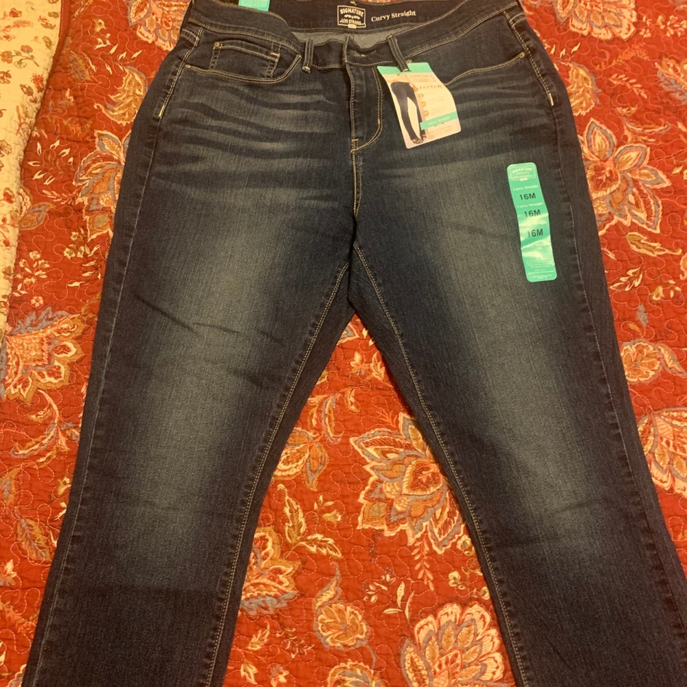 Levi’s stretch jeans.